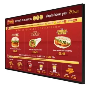 Menuboard zarządzany zdalnie 32"