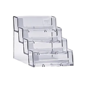 Stojak na wizytówki 4 poziomy