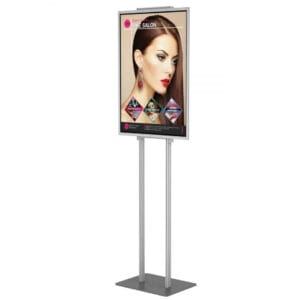 Składany stojak informacyjny na plakat B2