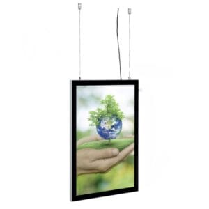 Magnetyczna dwustronna rama podświetlana