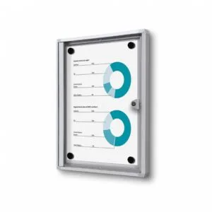 Gablota magnetyczna Economy ognioodporna 1xA4