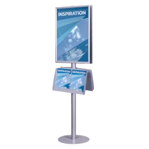 Dwustronny stojak na plakat A1 i ulotki