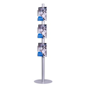 Stojak na ulotki SU009 A4 (z głowicą na logo)