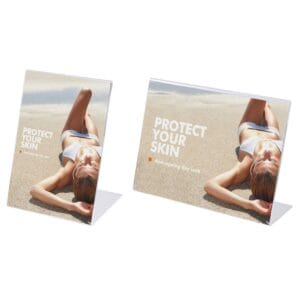 Stojak akrylowy TYP L