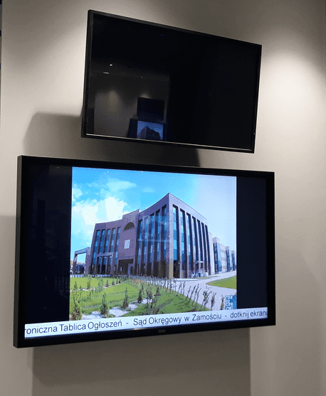 Elektroniczna Tablica Ogłoszeń 49" Infobox