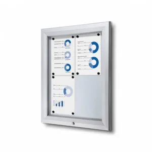 Gablota zewnętrzna z podświetlanym logo 4xA4