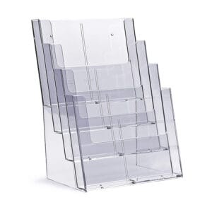 Stojak akrylowy na biurko 4xA4