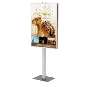 Składany stojak dwustronny na 2 plakaty B1 v2